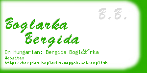 boglarka bergida business card